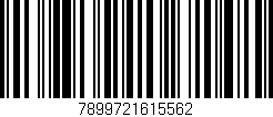 Código de barras (EAN, GTIN, SKU, ISBN): '7899721615562'