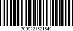 Código de barras (EAN, GTIN, SKU, ISBN): '7899721621549'