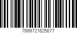Código de barras (EAN, GTIN, SKU, ISBN): '7899721625677'