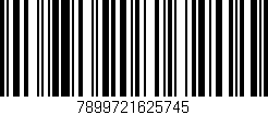 Código de barras (EAN, GTIN, SKU, ISBN): '7899721625745'