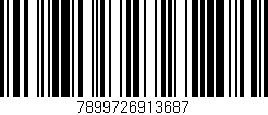 Código de barras (EAN, GTIN, SKU, ISBN): '7899726913687'