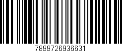 Código de barras (EAN, GTIN, SKU, ISBN): '7899726936631'