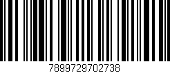 Código de barras (EAN, GTIN, SKU, ISBN): '7899729702738'