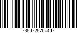 Código de barras (EAN, GTIN, SKU, ISBN): '7899729704497'