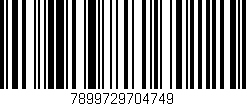 Código de barras (EAN, GTIN, SKU, ISBN): '7899729704749'