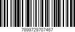 Código de barras (EAN, GTIN, SKU, ISBN): '7899729707467'