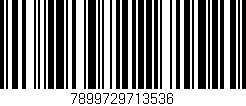 Código de barras (EAN, GTIN, SKU, ISBN): '7899729713536'