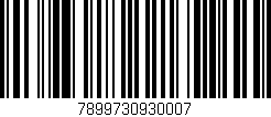 Código de barras (EAN, GTIN, SKU, ISBN): '7899730930007'
