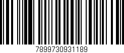 Código de barras (EAN, GTIN, SKU, ISBN): '7899730931189'
