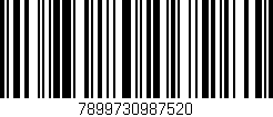 Código de barras (EAN, GTIN, SKU, ISBN): '7899730987520'