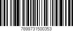 Código de barras (EAN, GTIN, SKU, ISBN): '7899731500353'
