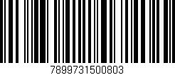 Código de barras (EAN, GTIN, SKU, ISBN): '7899731500803'
