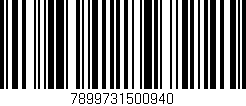 Código de barras (EAN, GTIN, SKU, ISBN): '7899731500940'