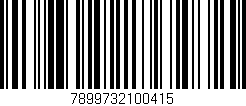 Código de barras (EAN, GTIN, SKU, ISBN): '7899732100415'