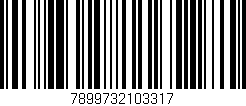 Código de barras (EAN, GTIN, SKU, ISBN): '7899732103317'