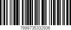Código de barras (EAN, GTIN, SKU, ISBN): '7899735332936'