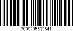 Código de barras (EAN, GTIN, SKU, ISBN): '7899735602541'
