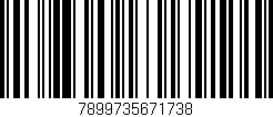 Código de barras (EAN, GTIN, SKU, ISBN): '7899735671738'
