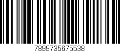 Código de barras (EAN, GTIN, SKU, ISBN): '7899735675538'