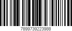 Código de barras (EAN, GTIN, SKU, ISBN): '7899739223988'