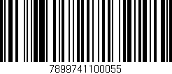 Código de barras (EAN, GTIN, SKU, ISBN): '7899741100055'