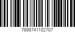 Código de barras (EAN, GTIN, SKU, ISBN): '7899741102707'