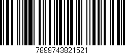 Código de barras (EAN, GTIN, SKU, ISBN): '7899743821521'