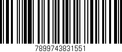 Código de barras (EAN, GTIN, SKU, ISBN): '7899743831551'
