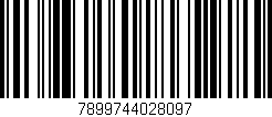 Código de barras (EAN, GTIN, SKU, ISBN): '7899744028097'