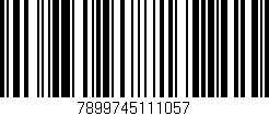 Código de barras (EAN, GTIN, SKU, ISBN): '7899745111057'