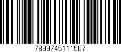 Código de barras (EAN, GTIN, SKU, ISBN): '7899745111507'