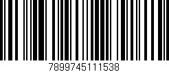 Código de barras (EAN, GTIN, SKU, ISBN): '7899745111538'