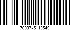 Código de barras (EAN, GTIN, SKU, ISBN): '7899745113549'