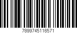 Código de barras (EAN, GTIN, SKU, ISBN): '7899745116571'
