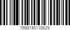 Código de barras (EAN, GTIN, SKU, ISBN): '7899745118629'