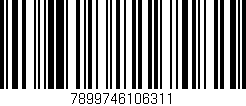 Código de barras (EAN, GTIN, SKU, ISBN): '7899746106311'