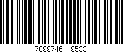 Código de barras (EAN, GTIN, SKU, ISBN): '7899746119533'