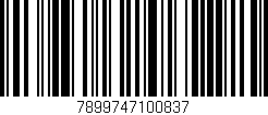 Código de barras (EAN, GTIN, SKU, ISBN): '7899747100837'