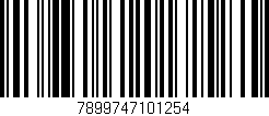 Código de barras (EAN, GTIN, SKU, ISBN): '7899747101254'