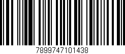 Código de barras (EAN, GTIN, SKU, ISBN): '7899747101438'