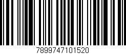 Código de barras (EAN, GTIN, SKU, ISBN): '7899747101520'
