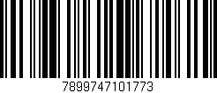 Código de barras (EAN, GTIN, SKU, ISBN): '7899747101773'