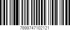 Código de barras (EAN, GTIN, SKU, ISBN): '7899747102121'