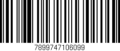 Código de barras (EAN, GTIN, SKU, ISBN): '7899747106099'