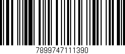 Código de barras (EAN, GTIN, SKU, ISBN): '7899747111390'