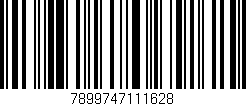 Código de barras (EAN, GTIN, SKU, ISBN): '7899747111628'