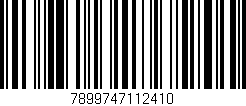 Código de barras (EAN, GTIN, SKU, ISBN): '7899747112410'