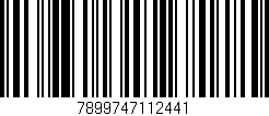 Código de barras (EAN, GTIN, SKU, ISBN): '7899747112441'
