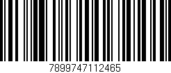 Código de barras (EAN, GTIN, SKU, ISBN): '7899747112465'
