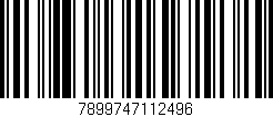 Código de barras (EAN, GTIN, SKU, ISBN): '7899747112496'